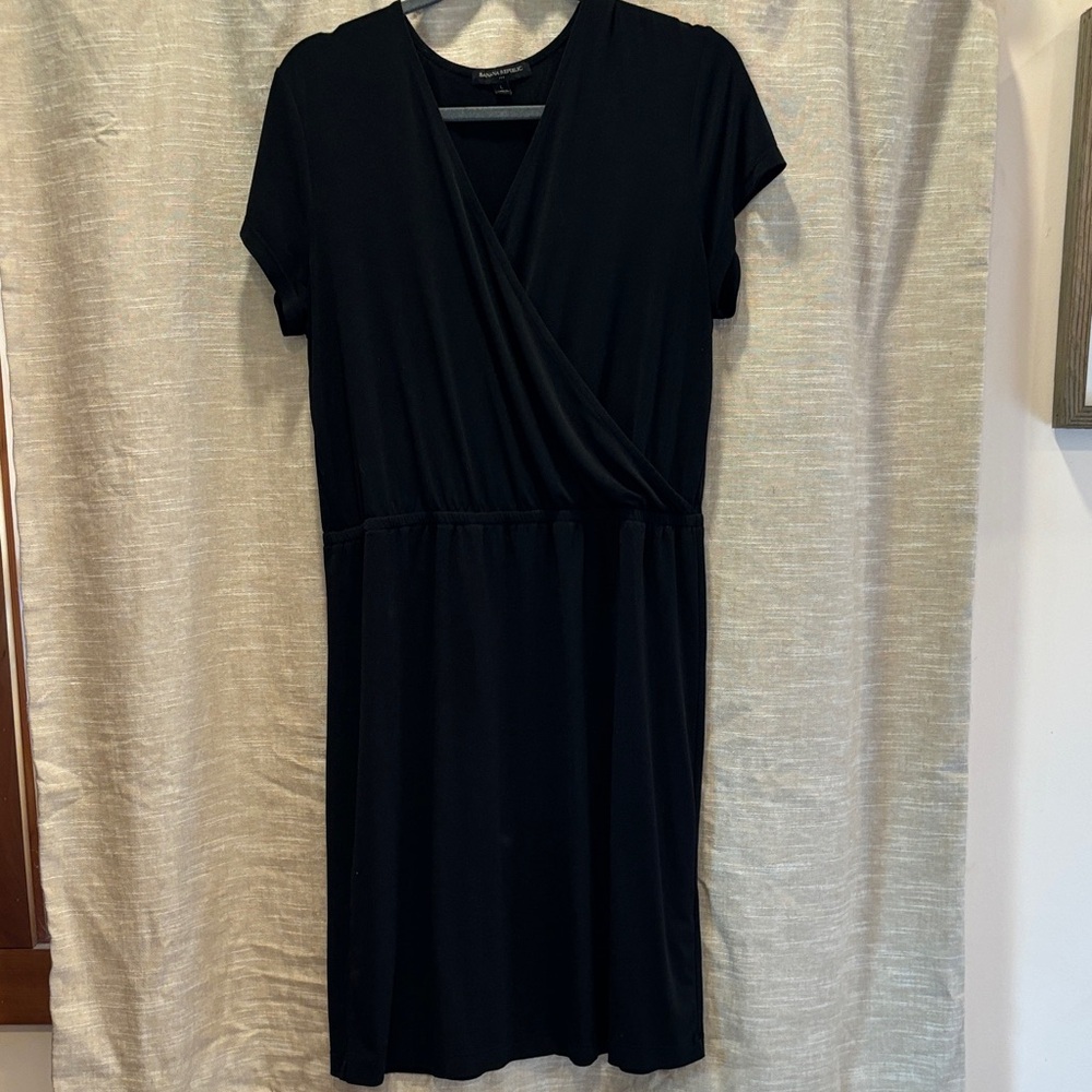 Banana Republic Black Midi Dress